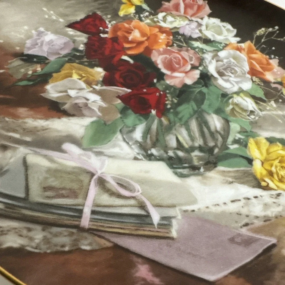 Roses‎ - W. L. George Limited Edition Collector Plate ~